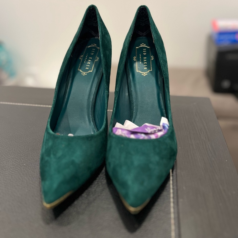 Emerald green Ted baker heels